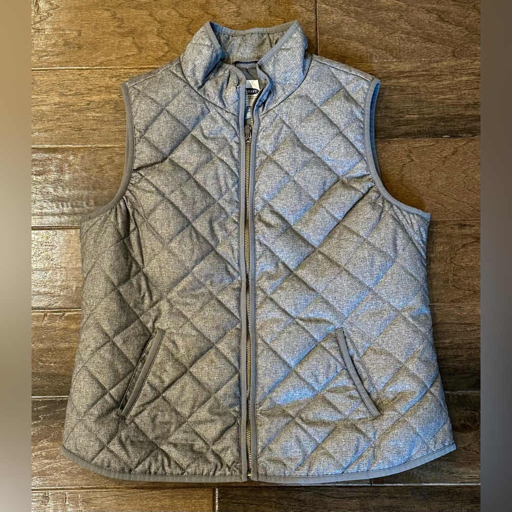 Old Navy Quilted Zip Up Vest